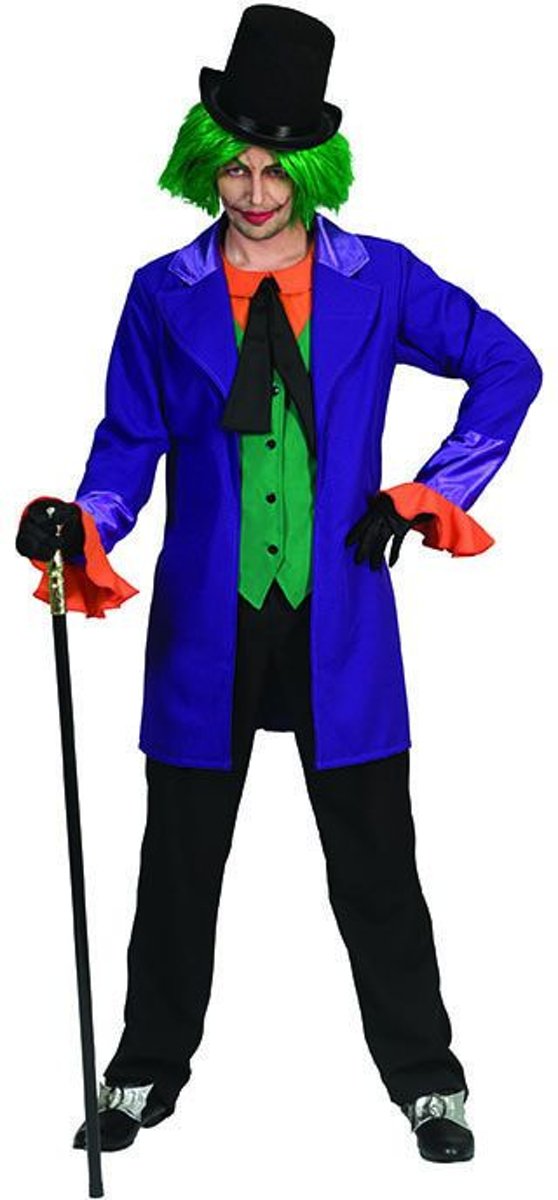 Joker Kostuum | Knotsgekke Joker Uit Batman | Maat 48-50 | Halloween | Verkleedkleding